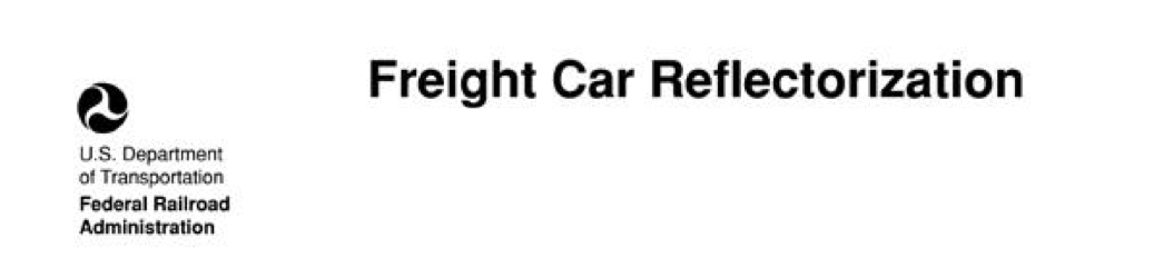 Freight Car Reflectorization